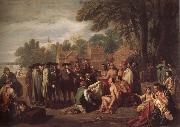 Benjamin West Treatly china oil painting reproduction